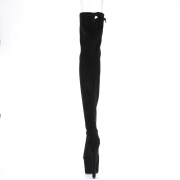 Stretch Szarvasbőr 18 cm ADORE-3008 overknee csizma